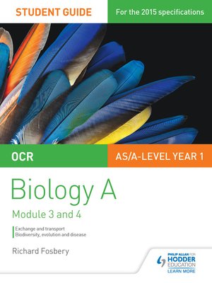 cover image of OCR Biology A Student Guide 2